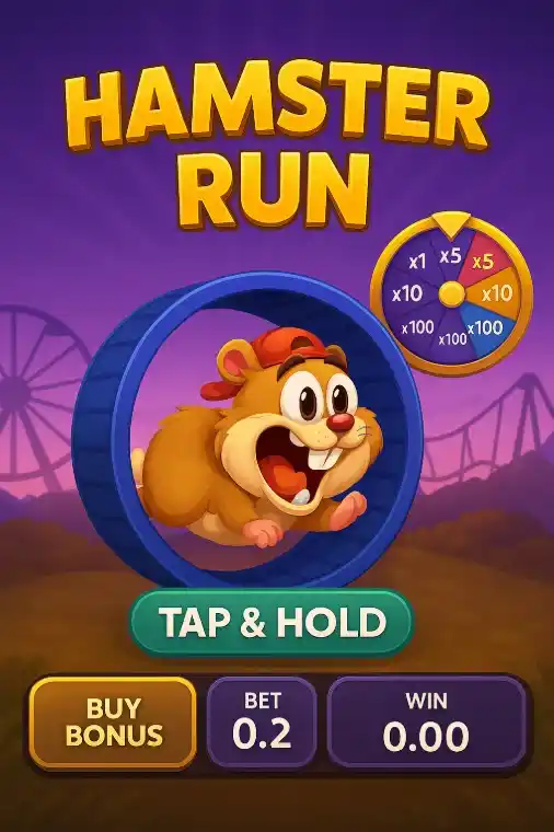 Interface do slot com clusters de símbolos e setas verdes